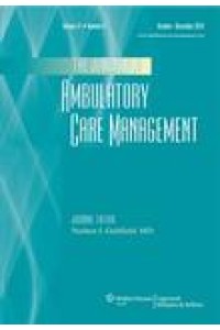Journal Of Ambulatory Care Management Magazine